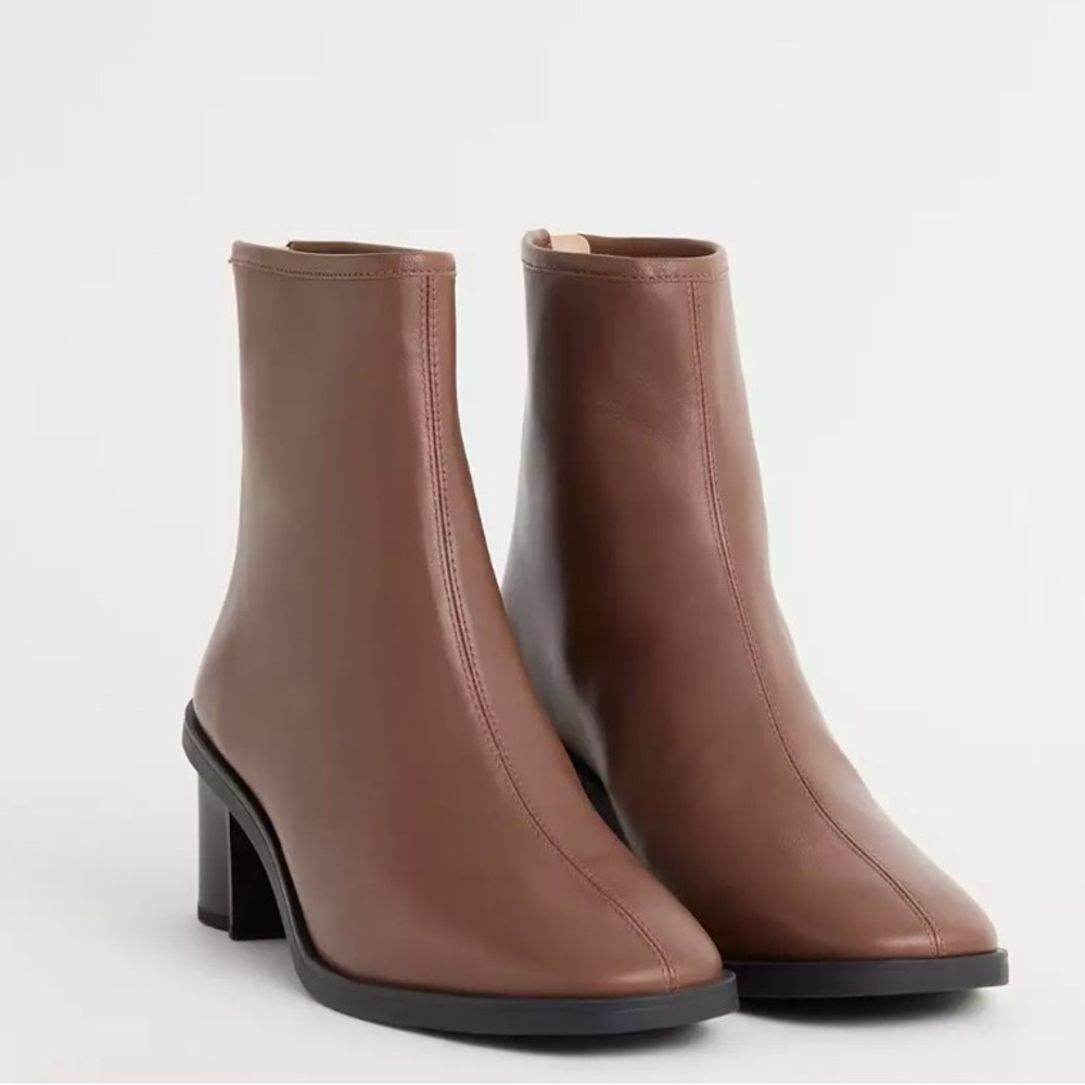 Coach Brown Heeled Boots
